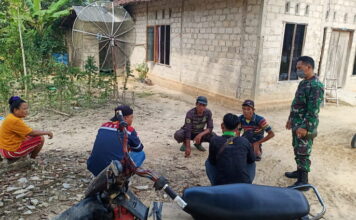 Sertu Basarudin Selalu Ingatkan Warga Binaannya Akan Bahaya Virus Covid19