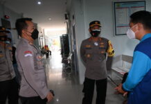 Kapolres Tanjungpinang Cek Gerai Vaksin Tahap II