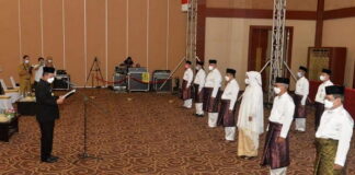 Gubernur Lantik Pengurus LPTQ Provinsi Kepri Priode 2021-2024