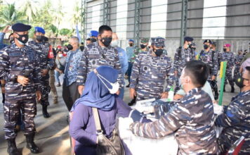 TNI AL Gandeng Mitra Strategis Sukseskan Vaksinasi Nasional Covid-19