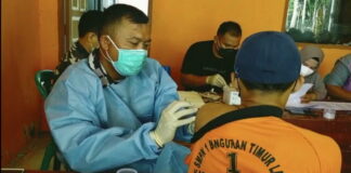 Tangkal Covid-19, TNI AL Gesa Vaksinasi Dikalangan Pelajar