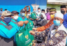 Pemko Tanjungpinang Bersama Baznas Salurkan Bantuan Untuk Pasien Isoman