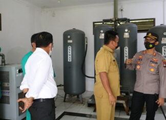 Pastikan Stok Oksigen Aman, Kapolres Natuna Sidak RSUD
