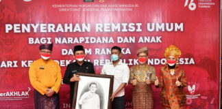 Gubernur Ansar Serahkan Remisi Kepada Warga Binaan Sekepri di Lapas Kelas II A Tanjungpinang