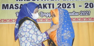 Lantik Maratussholiha Sebagai Bunda PAUD Kabupaten Lingga, Ini Yang Disampaikan Hj.Dewi Kumalasari