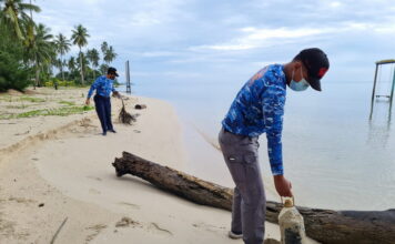 Danlanud RSA Ajak Jaga Kebersihan Pantai dan Laut