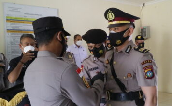 Kapolres Bintan Pimpin Sertijab Kasat Narkoba