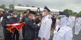 Lantik 75 Kades Terpilih, Ini Pesan Bupati Lingga M Nizar