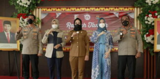 Winarti Gelar Ramah Tamah, Pisah Sambut Kapolres Tulang Bawang