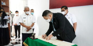 Penandatanganan Perjanjian Kerjasama Pemerintah Kabupaten Asahan Dengan Putera Sampoerna Foundation