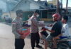 Sat Binmas Polres Natuna Bagikan Sembako Kepada Masyarakat Terdampak Covid-19