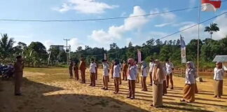 Pimpin Apel Pagi Perdana, Ini Pesan Camat Selayar Kepada Staf