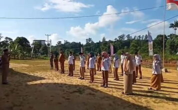 Pimpin Apel Pagi Perdana, Ini Pesan Camat Selayar Kepada Staf