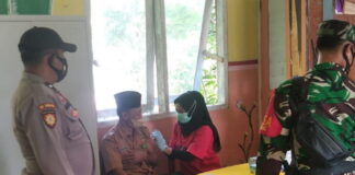 Baru Dilantik Camat Temiang Pesisir Ikut Vaksinasi Kedua
