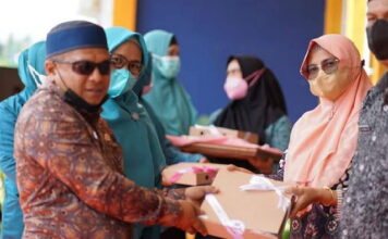 Ketua TP PKK Lingga Turut Andil Dalam Pengukuhan TP PKK Tingkat Desa di Kecamatan Singkep Selatan