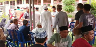 Diyau Rusdi Kepala Desa Sungai Pinang Terpilih Adakan Syukuran