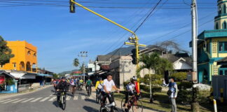 Kapolres Natuna Bersama Forkofimda Gowes Bareng