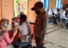 Serbuan Vaksinasi di Sekolah dan Pondok Pesantren di Wilayah Hukum Polsek Daik Lingga