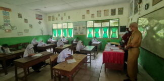 Bupati Asahan Tinjau Pelaksanaan Belajar Tatap Muka