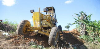 TNI Manunggal Mulai Garap Pekerjaan Fisik Pembukan Jalan Baru di Gunung Tapa Ilir