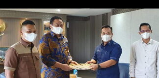 Bupati Bersama Wakil Bupati Lingga Temui Wakil Ketua DPR RI Untuk Jemput APBN 2022