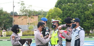 Kapolres Natuna Pimpin Apel Gelar Pasukan Operasi Patuh Seligi 2021