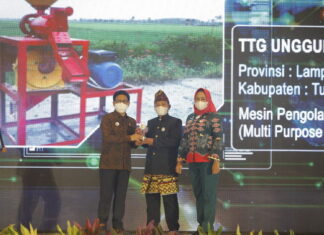 Tulang Bawang Raih Juara III, Kategori Teknologi Tepat Guna Unggulan Tahun 2021