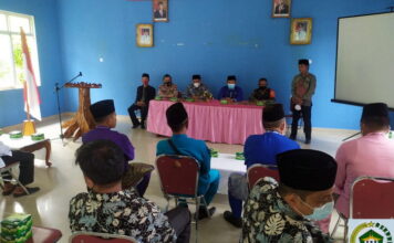 Danramil 04/Letung Hadiri Rapat Tokoh Lintas Agama Kecamatan Jemaja