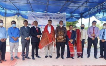 Bupati Natuna Lakukan Peletakan Batu Pertama Pembangunan Gereja HKBP Ranai