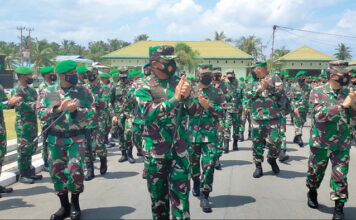 Pangkogabwilhan I Lakukan Kunjungan Kerja Ke Batalyon Komposit 1/Gardapati