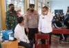 Kapolres Lingga Bersama FKPD Lingga Tinjau Vaksinasi Merdeka Serentak di SMK N 1 Dabo Singkep