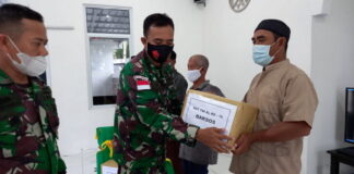 Lanal Ranai Gelar Do’a Bersama, Berikan Tali Asih Kepada Pengurus Masjid dan Gereja