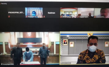 APBD Perubahan Lingga 2021 Resmi Disahkan Secara Virtual