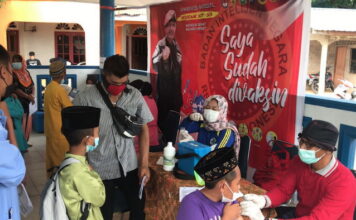 Peringatan Hari Kesaktian Pancasila, BIN Kepri Gelar Vaksinasi Lanjutan Dosis II Untuk Masyarakat Pulau Terluar