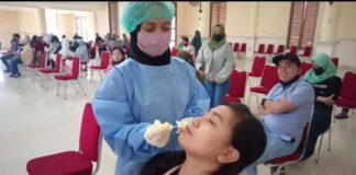 Jelang PTM di Sekolah, Ratusan Guru Jalani Rapid Tes Antigen