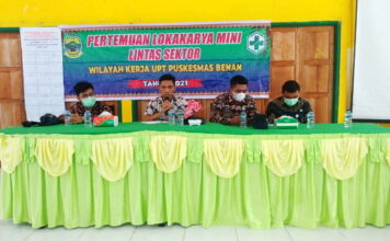 UPT Puskesmas Benan Adakan Kegiatan Lokakarya Mini Lintas Sektor Kesehatan