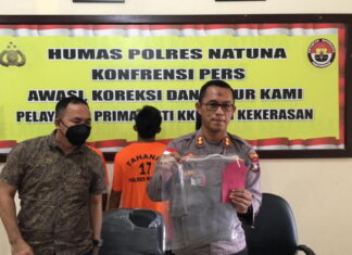 Polres Natuna Ringkus 3 Orang Pencuri Tabung Gas 12 Kg