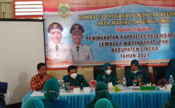 Ketua TP PKK Kecamatan Temiang Pesisir Rosiah Muslim Ajak Seluruh Kader Bekerja Dengan Giat