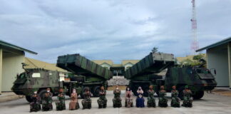 Indahnya Alusista Baterai Armed Yon Komposit 1 Gardapati di Ujung Utara NKRI