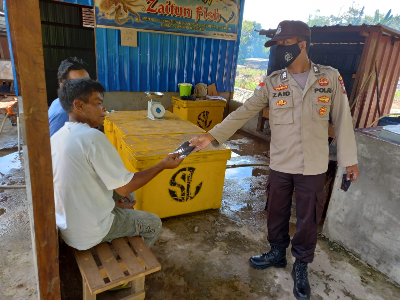 Meski Kasus Menurun, Polres Natuna Tetap Himbau Masyarakat Taat Prokes