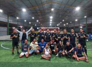 Kacabjari Jalin Silaturrahmi Bersama Awak Media Dengan Separing Futsal