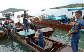 71 Kapal Nelayan Sudah Diukur Syabandar Senayang, Ketua HNSI Lingga Berikan Apresiasi Kepada Syahbandar dan Kades
