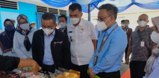 Kunker Ke Natuna, Wamenkeu RI Tinjau Stand UMKM