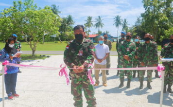 Danlanud RSA Resmikan Renovasi Rumah Dinas Lanud RSA