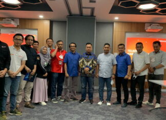 Pemkab Lingga Temui Telkomsel Bahas Penguatan Signal
