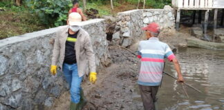 Lewat Gotong Royong, Wabup Natuna Resmikan Sekretariat Kelompok Nelayan Pulau Sambok Sebala