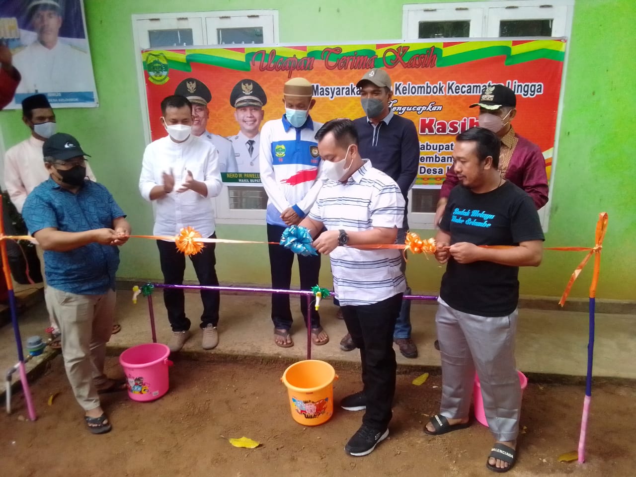 Setelah PLN Kini Desa Kelombok Juga Miliki Sarana Air Bersih Memadai