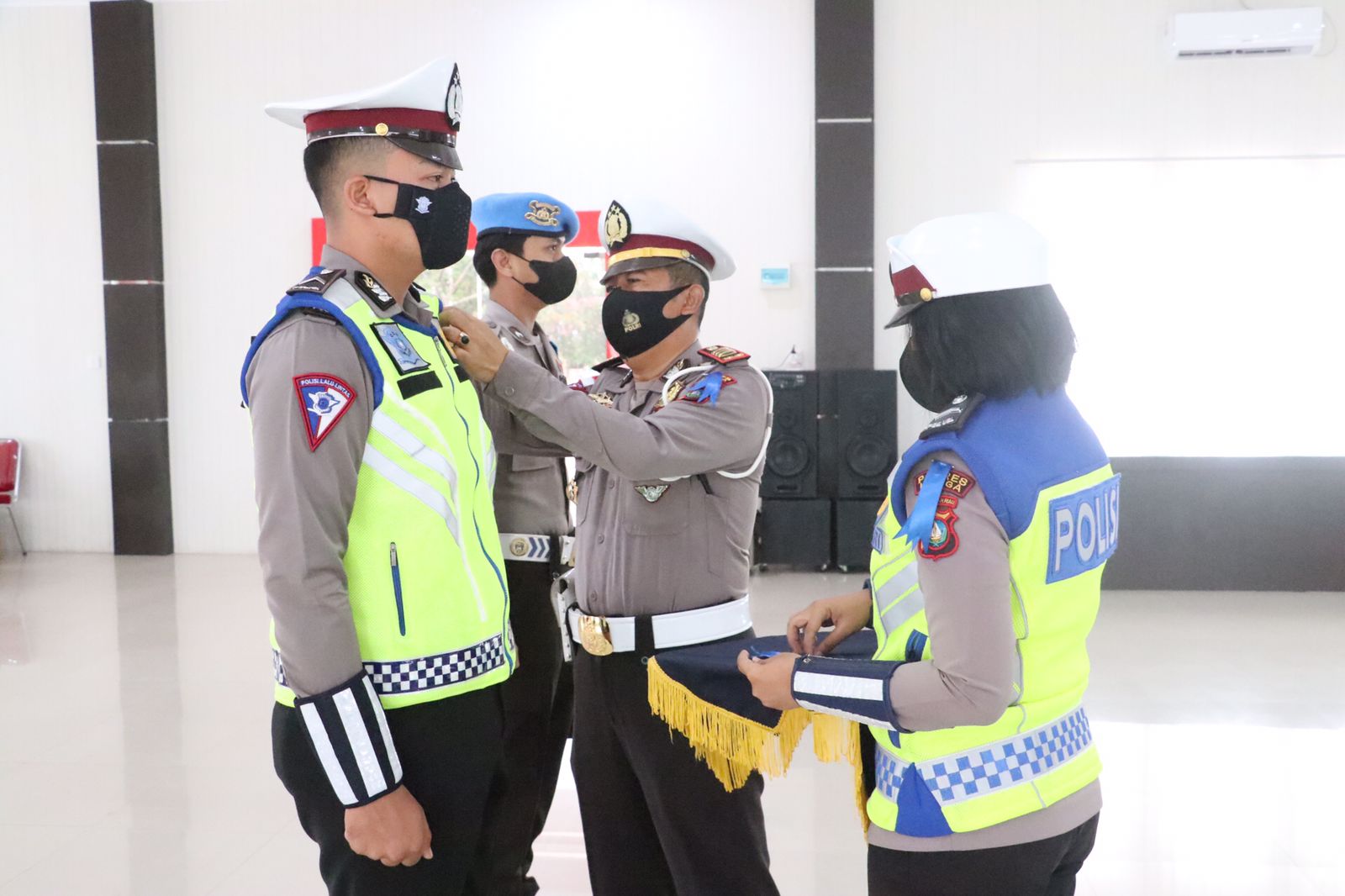 Polres Lingga Laksanakan Apel Gelar Pasukan Dalam Rangka Operasi Zebra Seligi 2021