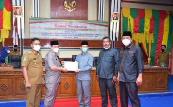 Seluruh Fraksi DPRD Lingga Setujui Ranperda RP3KP Tahun 2021 – 2041