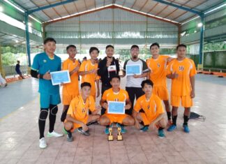 Kalahkan Tim Blackstyle, Tim Twenty One Raih Juara Pertama Turnamen Futsal